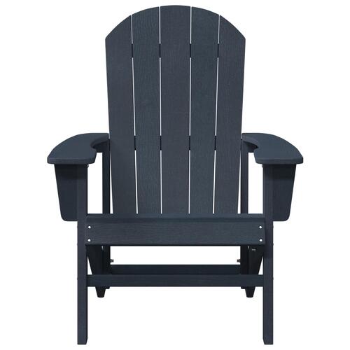 Adirondack stol Marineblå 74x82x91 cm HDPE