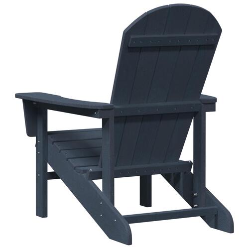 Adirondack stol Marineblå 74x82x91 cm HDPE