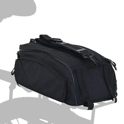 Cykeltaske til pakkereol 12 L Sort 38x21x16 cm