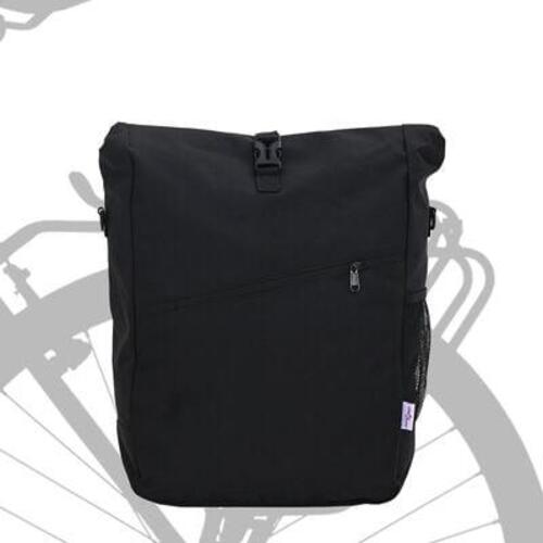 Cykeltaske til Pannier Rack 25 L Sort 33x16x48 cm