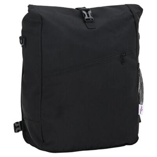 Cykeltaske til Pannier Rack 25 L Sort 33x16x48 cm