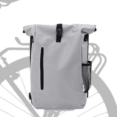 Cykeltaske til Pannier Rack 20 L Grå 31x13x58 cm