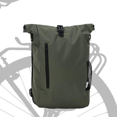 Cykeltaske til Pannier Rack 20 L Olivengrøn 31x13x58 cm