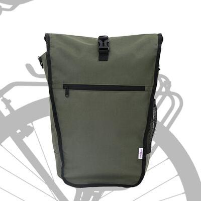 Cykeltaske til bagagebærer 20 L olivengrøn 34x16x59 cm