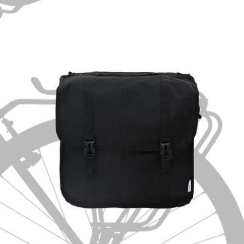 Cykel Pannier Taske Dobbelt Tasker 48 L Sort