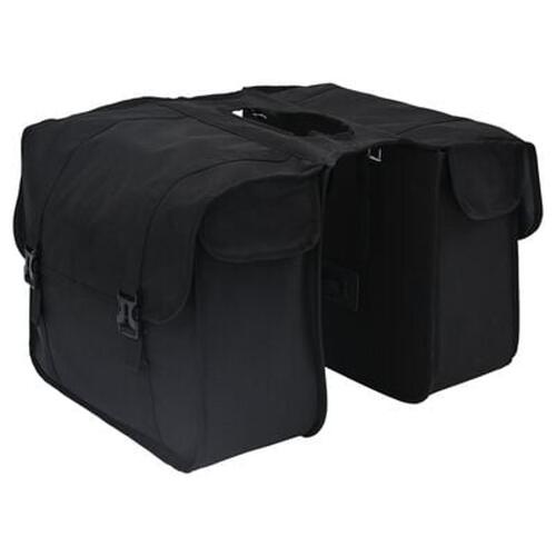 Cykel Pannier Taske Dobbelt Tasker 48 L Sort
