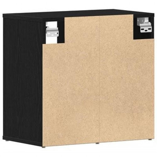 Sko Skabe 2 stk Sort Eg 52.5x30x50 cm