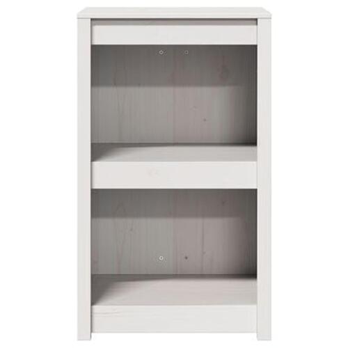 Udendørs Køkkenskab Hvid 55x55x92 cm Massivt Træ Fyrretræ