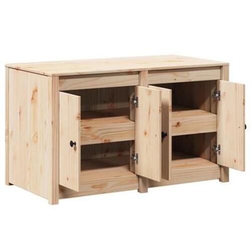 Udendørs Køkkenskab 106x55x64 cm Massivt Træ Fyrretræ