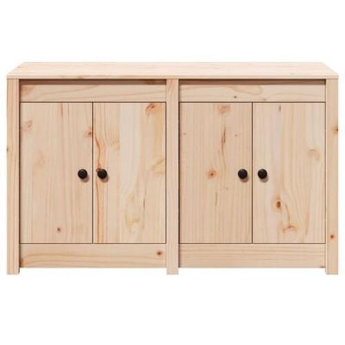 Udendørs Køkkenskab 106x55x64 cm Massivt Træ Fyrretræ