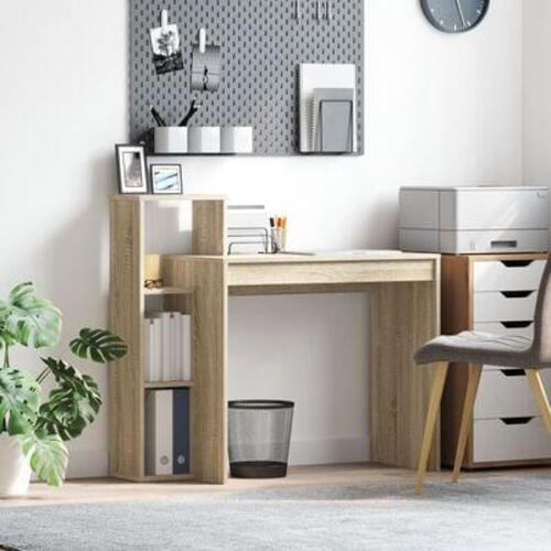 Skrivebord Sonoma Eg Spånplade Medium Kompakt Skrivebord