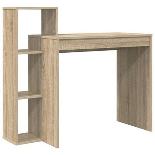 Skrivebord Sonoma Eg Spånplade Medium Kompakt Skrivebord
