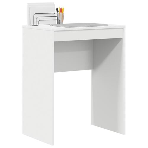 Minimalistisk Skrivebord Hvid Spånplade 60 x 40 x 76 cm Holdbar