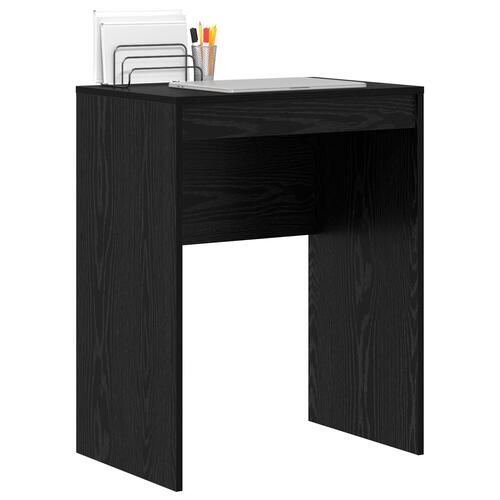 Skrivebord Sort egetræ Konstrueret træ 60 x 40 x 76 cm Skrivebord