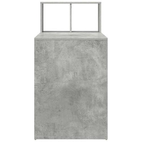 Skrivebord Beton Grå Konstrueret træ med betonfinish Medium