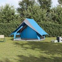 Camping telt A-Frame 3-personers Blå vandafvisende