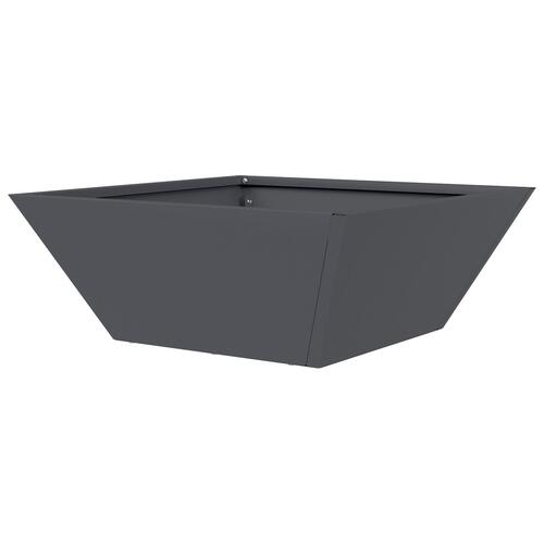 Plastik Blomsterkrukke Antracit Plastik 40 x 40 x 15 cm