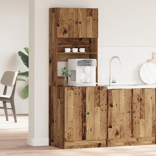 Køkkenkabinet Gammelt Træ 60x50x180 cm Ingeniørtræ