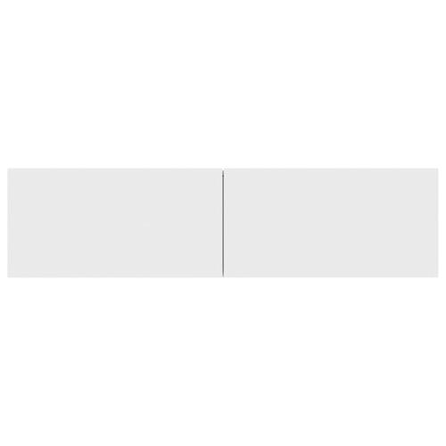 Tv-skab 120x30x30 cm konstrueret træ hvid (OUTLET B)