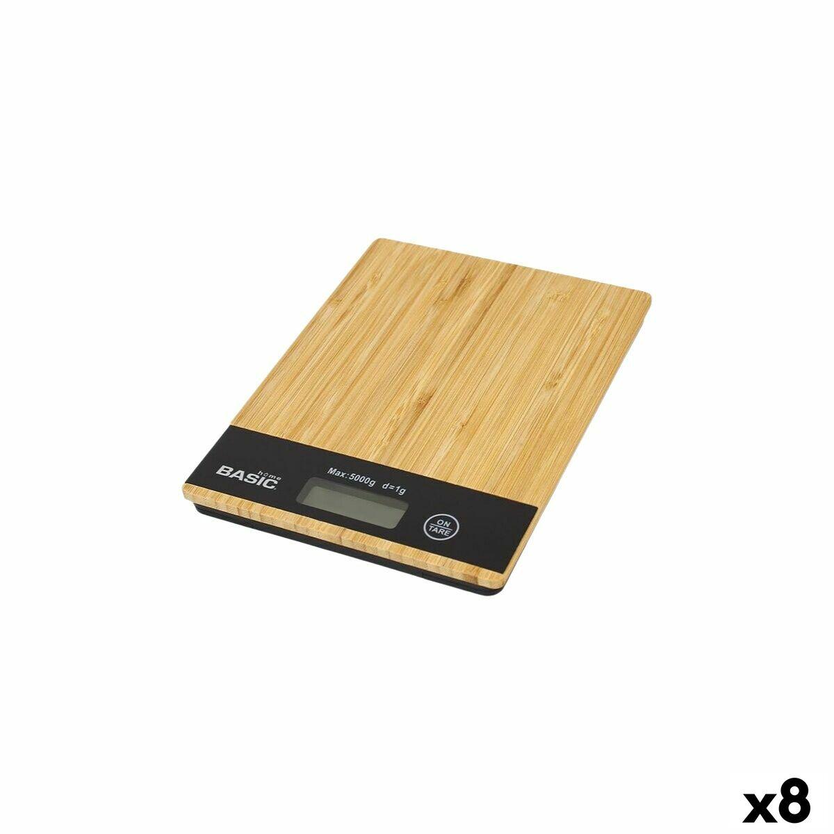 Basic Home køkkenvægt - bambus (8 enheder)