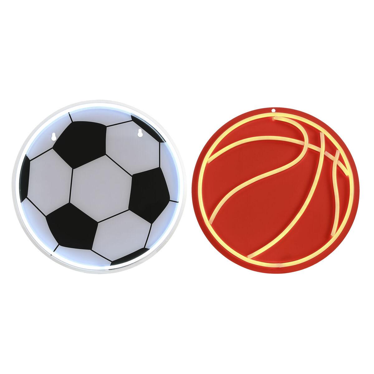 Lysdekoration i akryl, Urban - LED væglampe, 31 × 1,5 × 31 cm (2 stk)