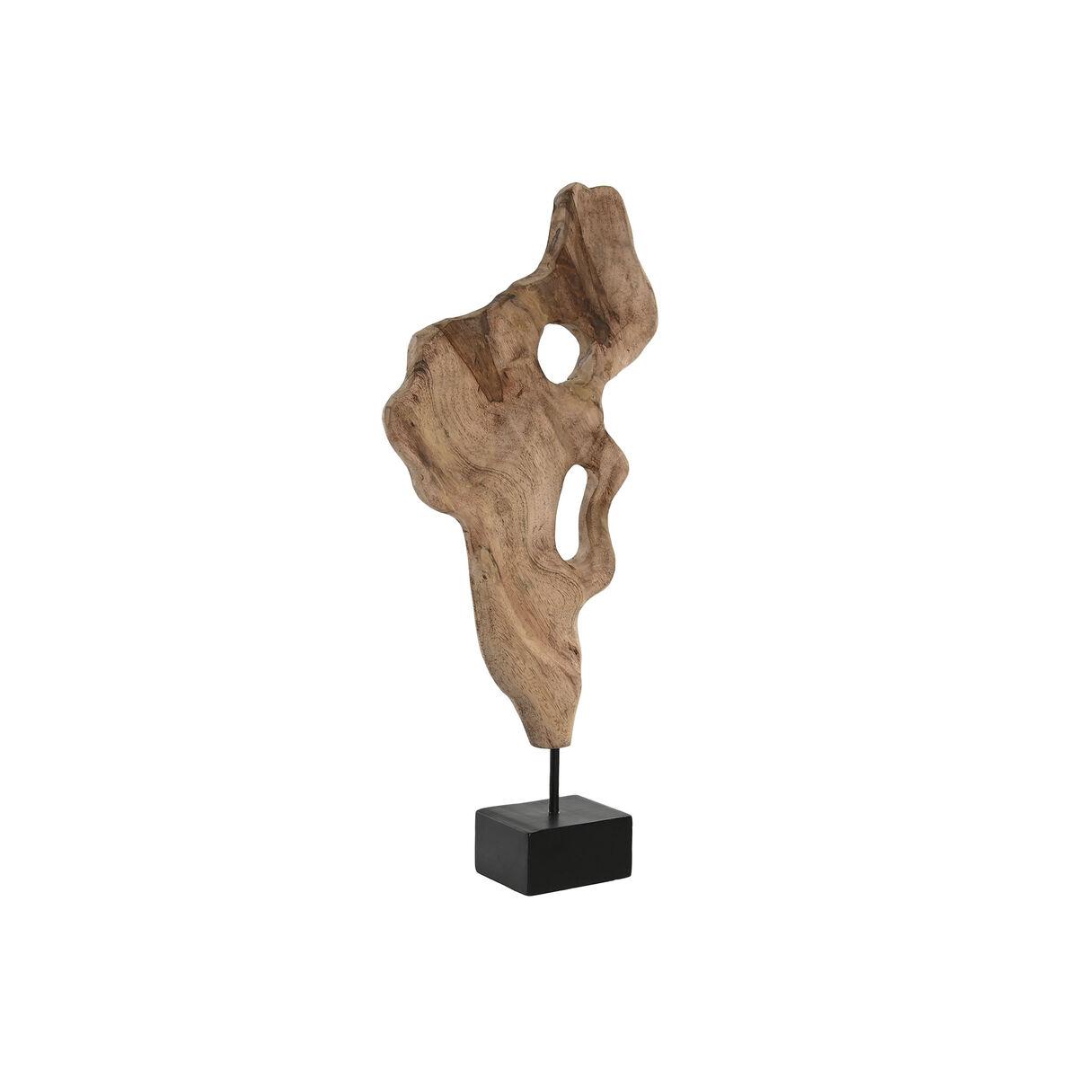 Dekorativ figur - sort/lysebrun, moderne, 26 × 8 × 56 cm