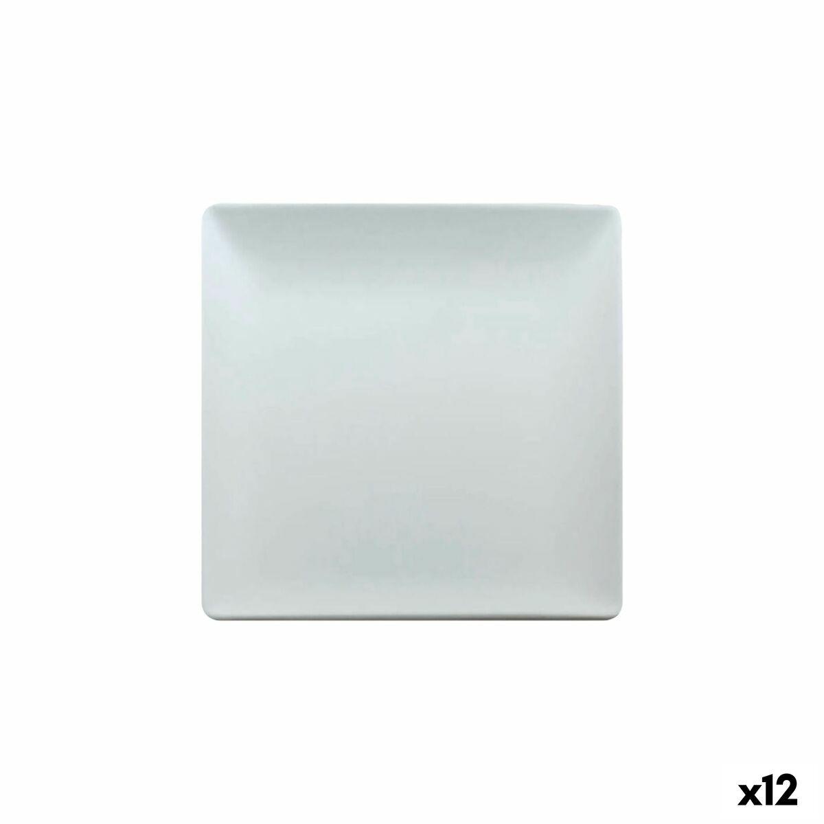 Serveringsbakke, mat hvid - 24 × 24 × 2,5 cm (12 stk.)