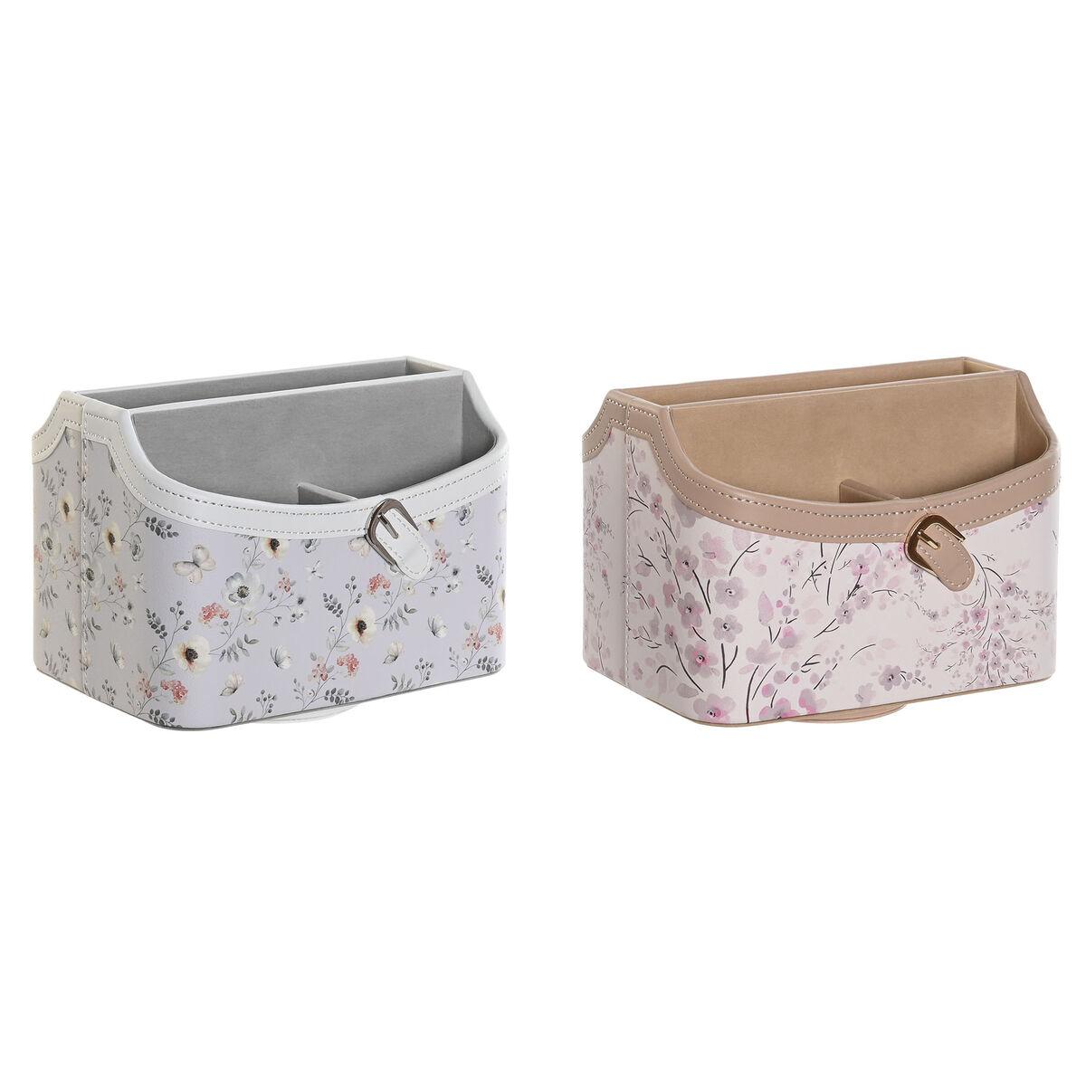 Fjernbetjeningsholder - Blå/Grå/Camel/Lyserød (2 stk.)