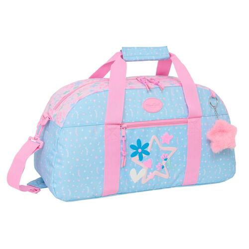 Sportstaske BlackFit8 Smile Pink Lyseblå 50 x 26 x 20 cm
