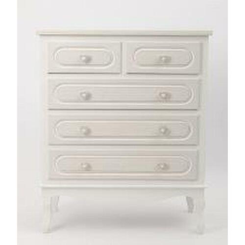 Sæt med 2 borde Home ESPRIT Hvid 30 x 30 x 76,5 cm