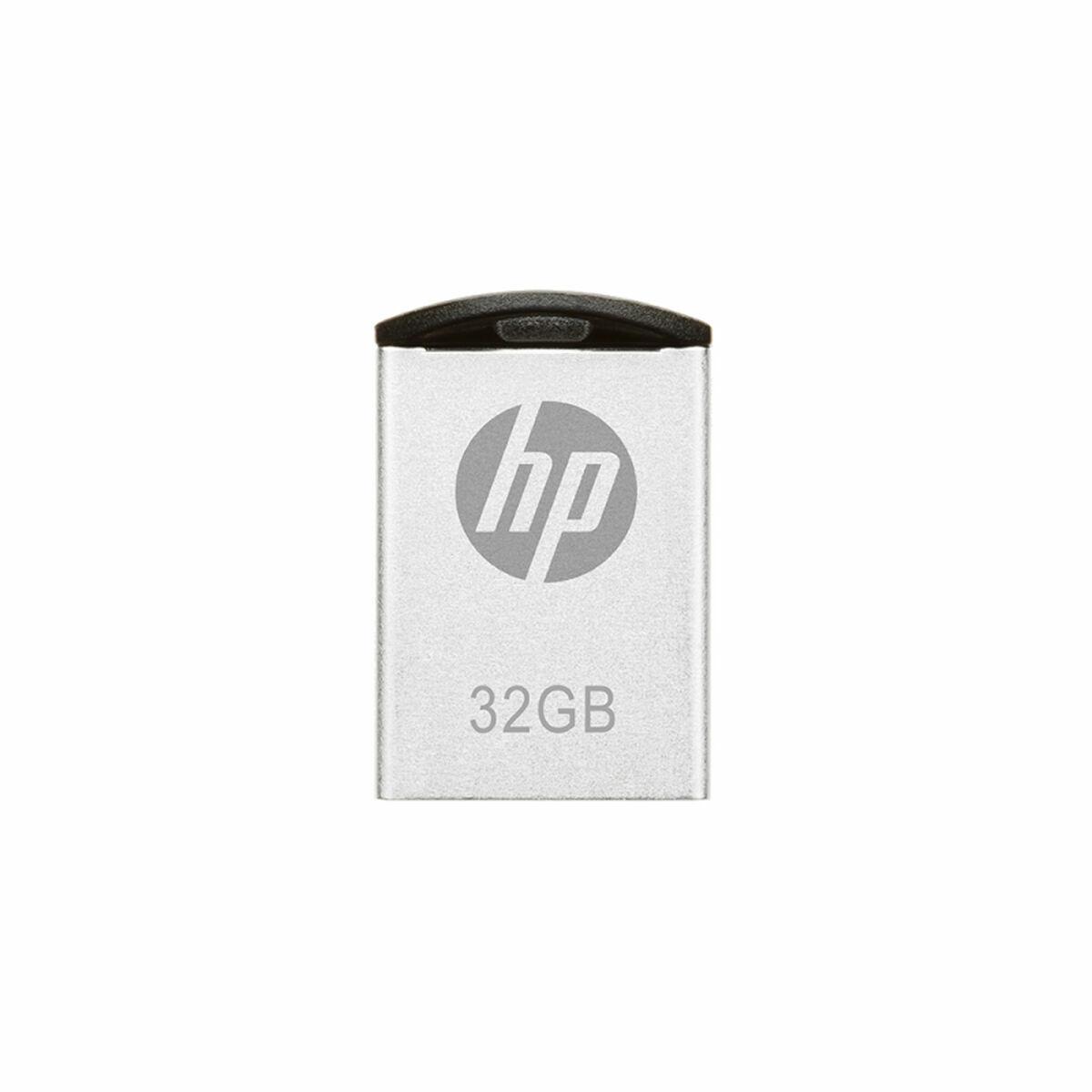USB-stik HP HPFD222W-32 Sølvfarvet Metal 32 GB