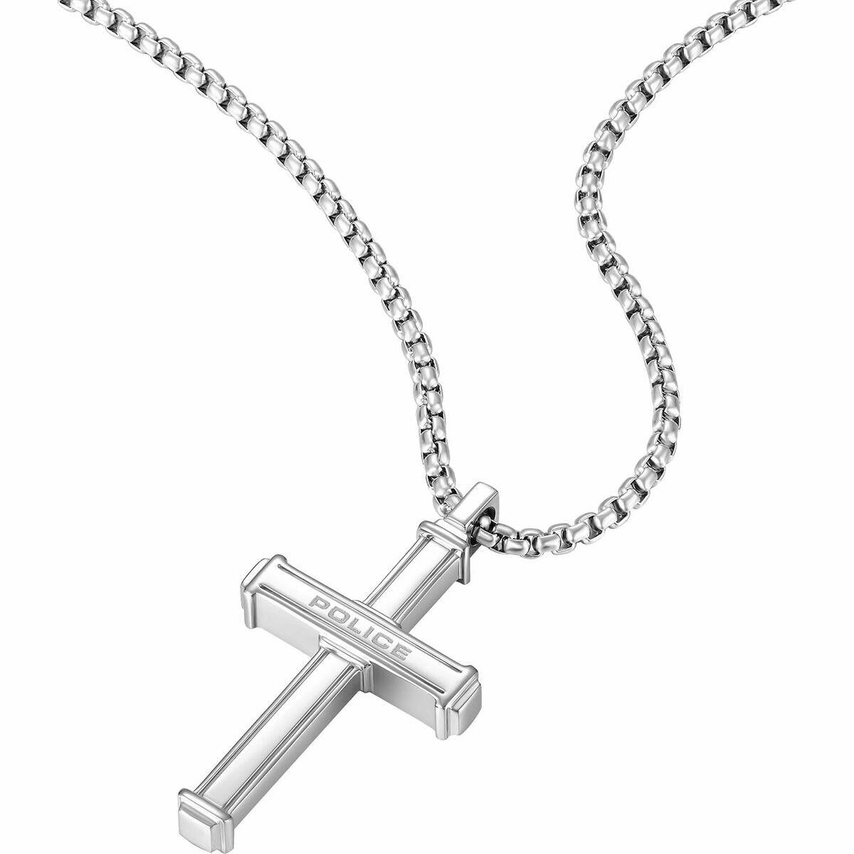 Police halskæde til mænd PEAGN0008901 - 40 cm, rustfrit stål