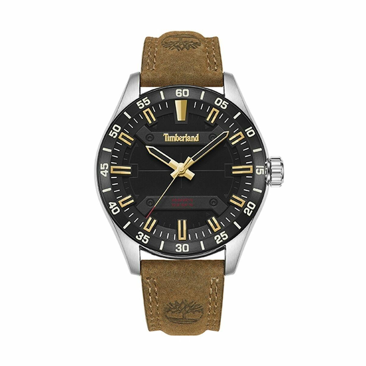 Timberland herreur TDWGA2201201 - læderrem, Ø 46 mm