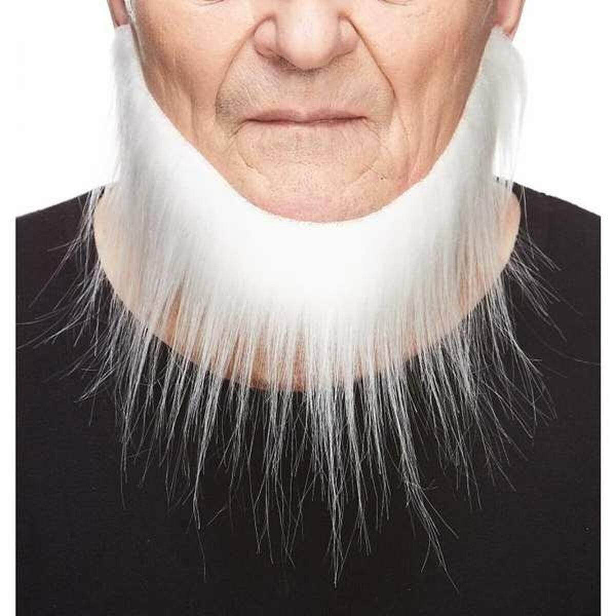 Kostumeskæg hvid - , onesize