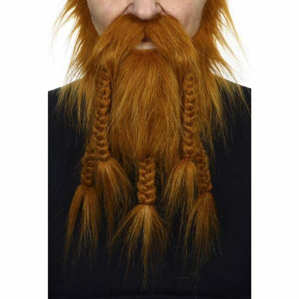 Kostumeskæg - overskæg og fipskæg, orange