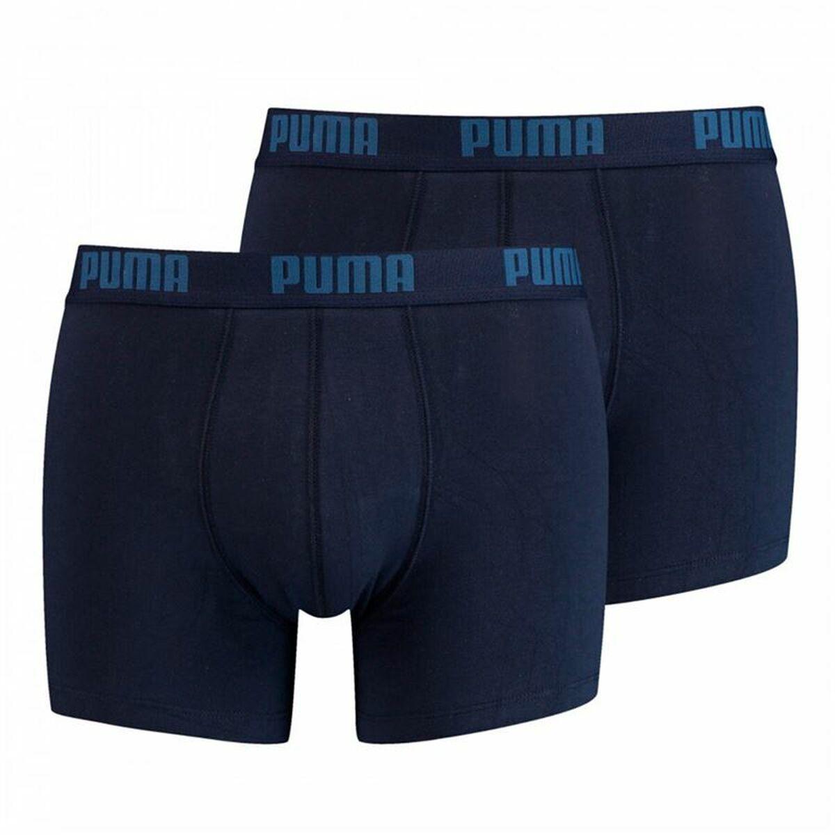 Puma Basic Boxer 2-pak - herre boxershorts, 2XL, 100% bomuld