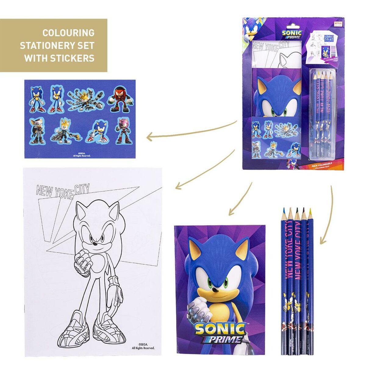 Sonic Stationært sæt - lilla