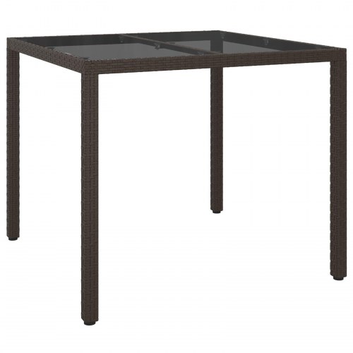 Have Spisebord Brun 90x90x75 cm Poly Rattan