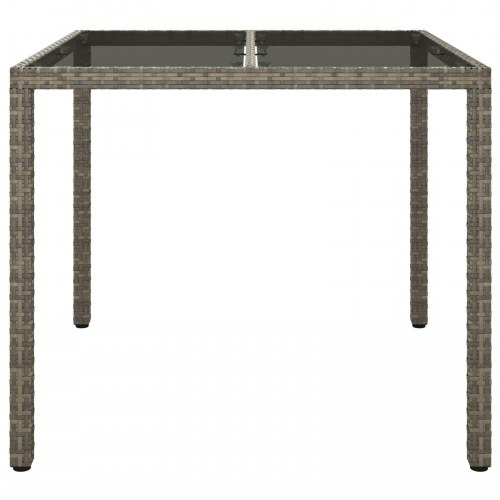 Havemøbel Grå 90x90x75 cm Polyrattan