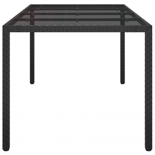 Have Spisebord Sort 190x90x75 cm Poly Rattan