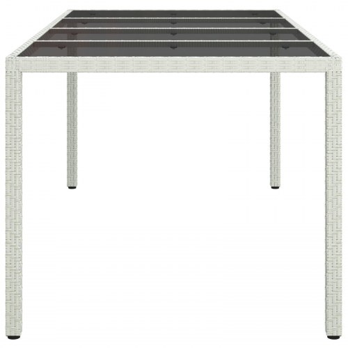 Have Spisebord Hvid 190x90x75 cm Polyrattan