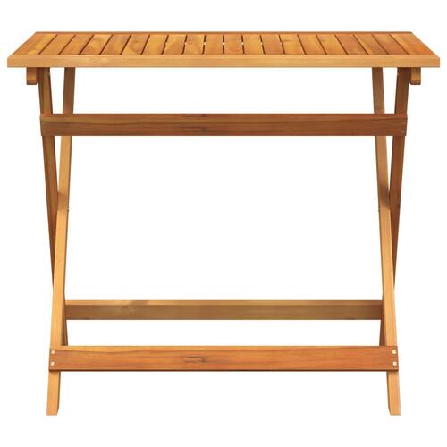 Rektangulært Klapbord 100x55x75 cm Massivt Akacietræ
