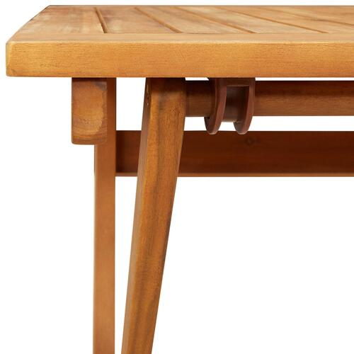 Rektangulært Klapbord 100x55x75 cm Massivt Akacietræ