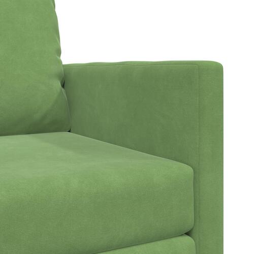 Gulvsofa Seng 2-i-1 Lys Grøn 74x77x81 cm Velour