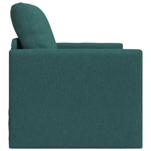 Gulvseng Sofa 2-i-1 Mørkegrøn 74x77x81 cm Stof