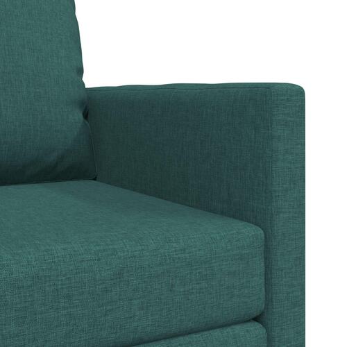 Gulvseng Sofa 2-i-1 Mørkegrøn 74x77x81 cm Stof