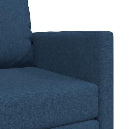 Sofa Seng 2-i-1 Blå 74x77x81 cm Stof