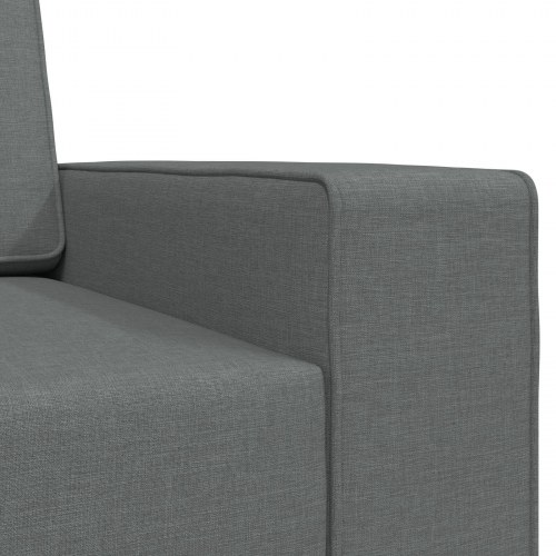 Gulv Sofa Seng 2-i-1 Mørkegrå 245x150x60.5 cm Stof