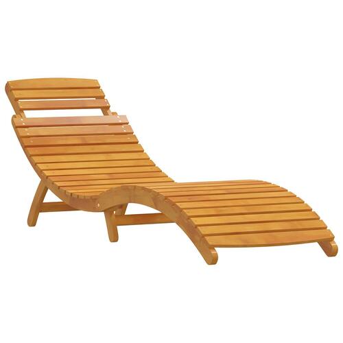 3-delt solstol med sidebord i solid akacietræ