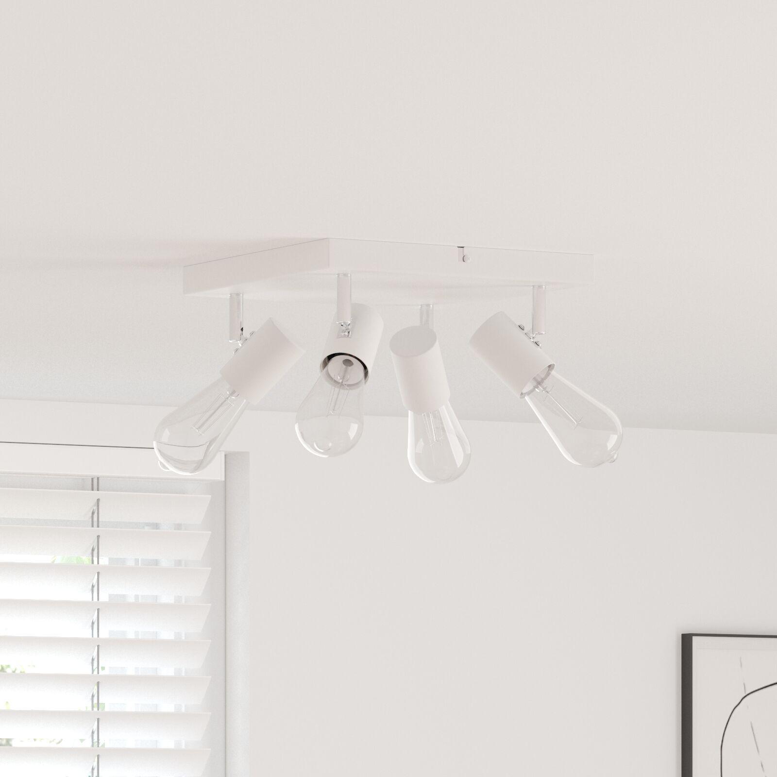 Loftsspot Hvid 26.5 X 26 X 11.5 Cm Stål